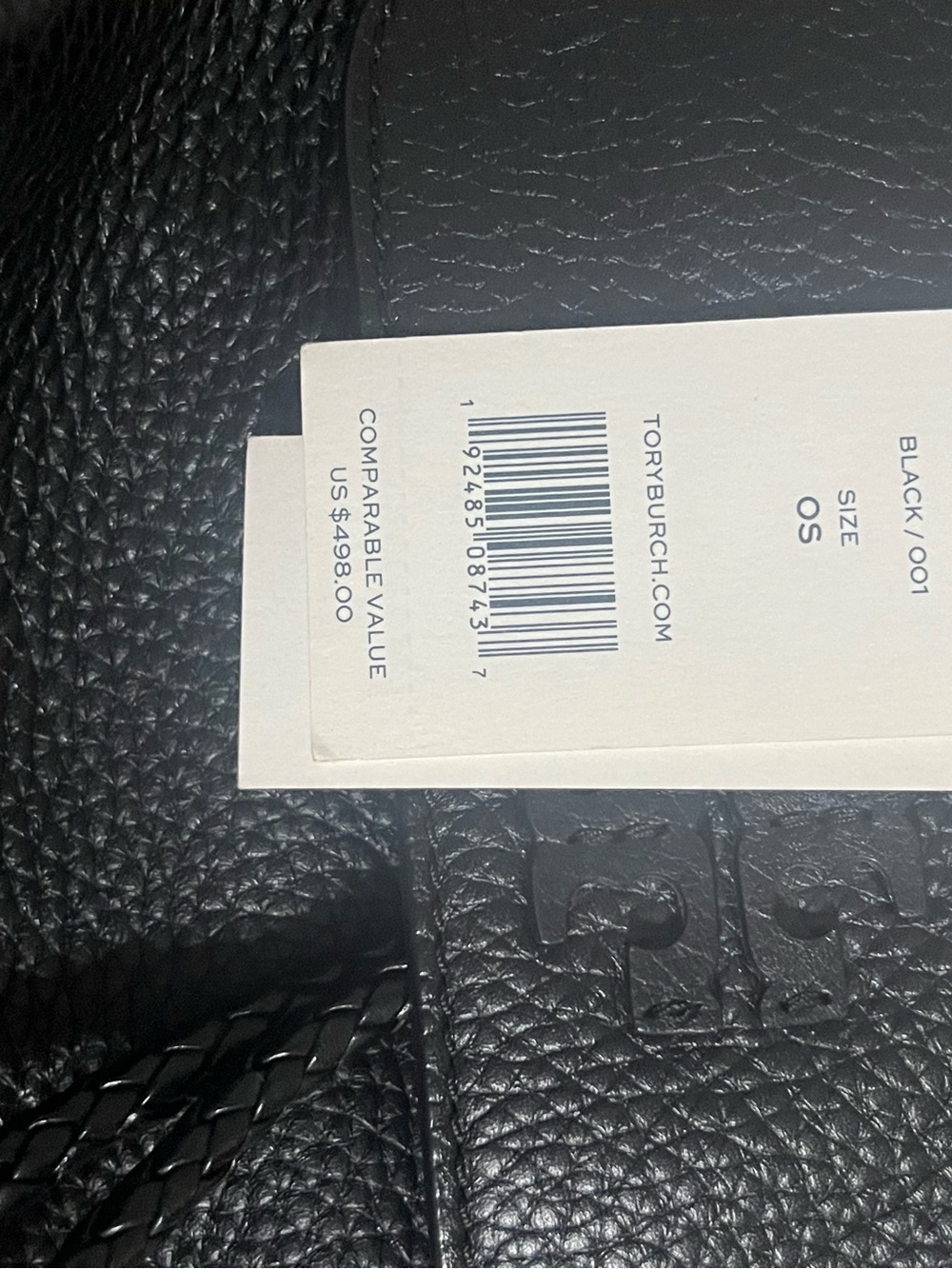 Tory Burch Black Leather Drawstring backpack Bag - Picture 2 of 4